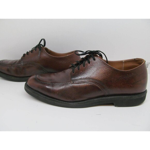 Redwing 9340 Vintage Mens Brown Pebbled Leather Apron Toe Derbys Size US 9 D main image 6